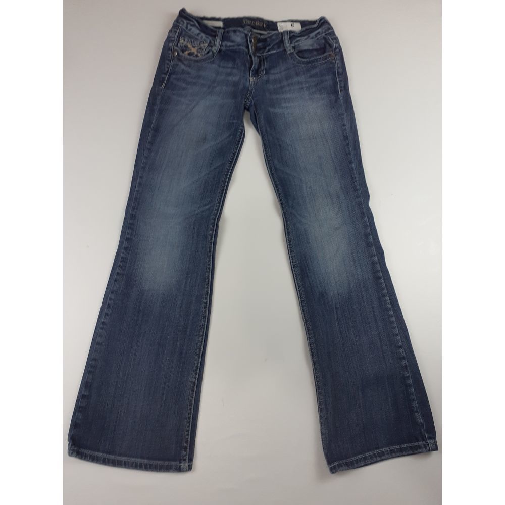 DECREE BOOTCUT FLAP POCKET JEANS LIGHT STAIN